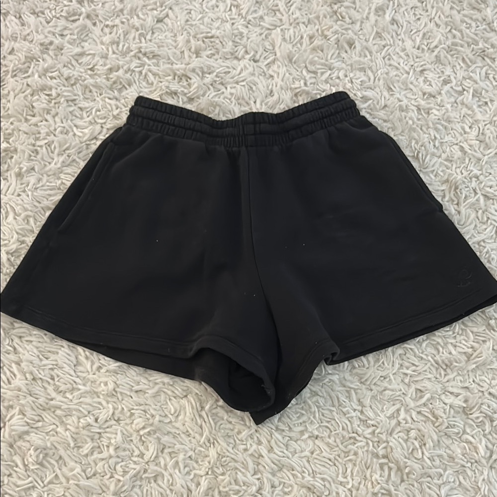 Women's Black Sweat Shorts